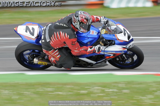 2008-05-11 Monza 3038 Suzuki GSX R European Cup - Tobias Tettweiler